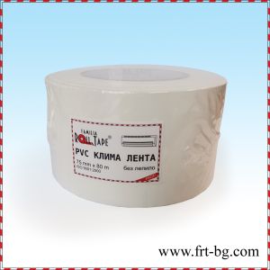 PVC лента за монтаж на климатици без лепило 75мм х 80м-мека и еластична